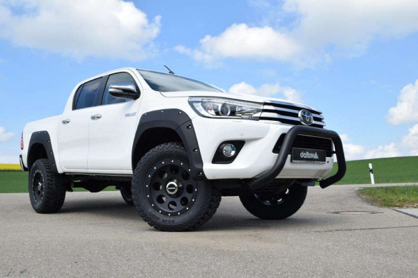 Personenschutzbügel Hilux schwarz matt
